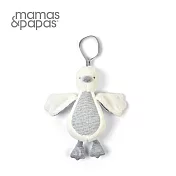 Mamas & Papas 搖鈴吊飾玩偶 柯爾鴨呱呱-灰
