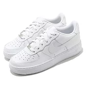 Nike 休閒鞋 Air Force 1 LE GS 女鞋 經典款 舒適 皮革 簡約 球鞋 穿搭 全白 DH2920111 24cm WHITE/WHITE