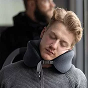 【TROIKA】無毒旅行記憶眠U形枕(通過OEKO-TEX Standard 100測試)  灰