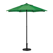 樂生活 戶外大型防潑水防風折疊傘6.5尺-不含傘座 綠色