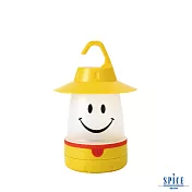 【SPICE】日本 戶外/ 室內兼用 微笑LED提/ 掛燈 (露營燈)- 蒲公英黃色