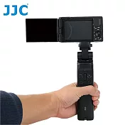 JJC索尼副廠Sony桌上型垂直握把手三腳架快門錄影遙控器TP-S2(相容原廠GP-VPT1遙控手炳和RM-VPR1)遙控三腳架手把 適自拍Vlog直播