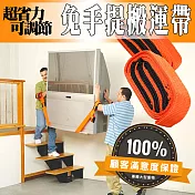 超省力可調節免手提搬運帶(2入組) 2入