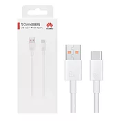 HUAWEI華為 原廠CC790 6A USB-A to Type-C 超級快充充電線 1M - 白 (盒裝)  白色