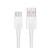 HUAWEI華為 原廠 USB-A to Type-C 6A 超級快充充電線 CC790 - 1m (密封袋裝)  白色