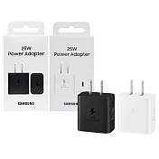 Samsung三星 原廠 新款EP-T2510 25W Type C超快充充電器 - 適用A系列 (台灣公司貨) 黑色