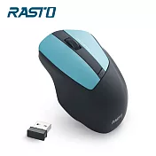 RASTO RM5 四鍵式超靜音無線滑鼠 黑