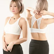 【Wonderland】美背蕾絲小可愛 F 白色