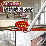 透明增量款耐熱防油汙貼(小款 3米長 2入組) 小款*2