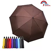 【Kasan 晴雨傘】新大無敵自動開收雨傘- 咖啡