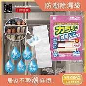 【日本kokubo小久保】可重複使用抽屜衣櫃防潮除濕袋1袋(除濕包變色版) 抽屜式細長型(1入/袋)