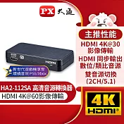 PX大通HDMI高清音源轉換器 HA2-112SA