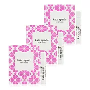 KATE SPADE 桃氣甜心淡香精(2ml)X3 EDP-香水隨身針管試香-公司貨