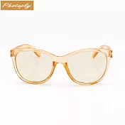 台灣製造PHOTOPLY抗藍光眼鏡兒童眼鏡QBABY(抗藍光40%,紫外光100;太空防爆鏡片)粉橘 粉橘