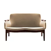 Finn Juhl 53 Sofa 扶手沙發 （胡桃木／沙色皮革）