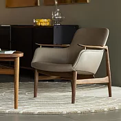 Finn Juhl 53 Chair 扶手椅 (胡桃木/沙色皮革)