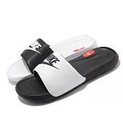 Nike 拖鞋 Victori One Slide 男女鞋 基本款 輕便 簡約 套腳 情侶穿搭 黑 白 DD0234100 26cm WHITE/BLACK-BLACK