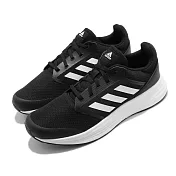 adidas 慢跑鞋 Galaxy 5 運動休閒 男鞋 愛迪達 路跑 透氣 基本款 穿搭 黑 白 FW5717 26cm BLACK/WHITE