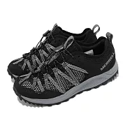 Merrell 戶外鞋 Wildwood Aerosport 女鞋 避震墊片 穩定舒適 抓地耐磨 黑 灰 ML036152 25.5cm BLACK