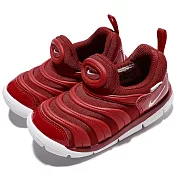 Nike 休閒鞋 Dynamo Free TD 小童鞋 運動 休閒 慢跑 襪套式 透氣 輕量 紅 白 343938621 343938-621 13cm RED/WHITE