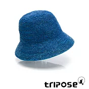 tripose GAIL 手工Raffia後染拉菲草帽-帽簷7cm 寶藍