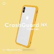 犀牛盾 iPhone XS Max CrashGuard NX模組化防摔邊框殼 黃色