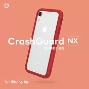 犀牛盾 iPhone XR CrashGuard NX模組化防摔邊框殼 紅色
