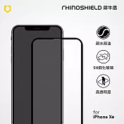 犀牛盾 iPhone XR 9H 3D滿版玻璃保護貼 黑色