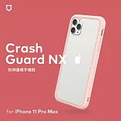 犀牛盾 iPhone 11 Pro Max (6.5吋) CrashGuard NX模組化防摔邊框殼 櫻花粉