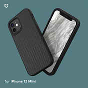 犀牛盾 iPhone 12系列 SolidSuit 碳纖維防摔背蓋手機殼-12 mini 12 mini