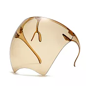 新款升級彩色版防護面罩 茶色鏡面