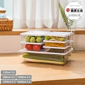 【韓國昌信生活】SENSE冰箱萬用保鮮盒8件組