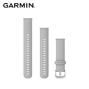 GARMIN VEUN 2/2S 替換錶帶 18mm,灰色矽膠錶帶