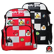 Angry Birds 憤怒鳥昇華格紋護脊後背書包=格紋款 無 格紋紅