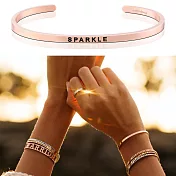 MANTRABAND 美國悄悄話手環 Sparkle 閃耀光芒的你 玫瑰金