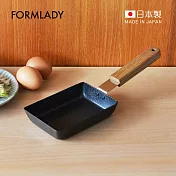 【日本FORMLADY】小泉誠 ambai日製原木柄玉子燒鐵鍋-S