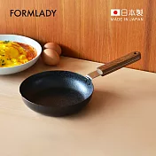 【日本FORMLADY】小泉誠 ambai日製原木柄平底鐵鍋-18cm