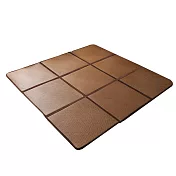 【巴芙洛】涼夏可折疊日式藤編涼席地毯195*195cm 涼席地毯