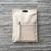 【Rolling-ave.】Canvas bag 磁吸帆布平板電腦保護袋12.9吋 文青白