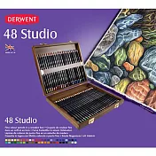 【DERWENT德爾文】STUDIO油性色鉛 木盒裝 48色