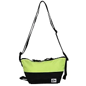 美國Drifter 防潑水420D 尼龍小型三用隨行單肩包 螢光黃+純然黑