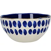 《CreativeTops》靛藍餐碗(波點15cm) | 飯碗 湯碗