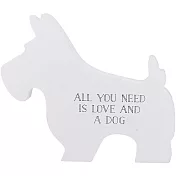 《Creative Tops》Tails木質掛飾 | 吊飾 居家裝飾 - 雪納瑞L