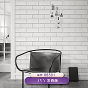 台製 IVY常春藤 環保無毒 防燃耐熱 53X1000cm 壁紙3卷(5色選） 68801