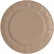 《EXCELSA》Chic陶製淺餐盤(淺棕22cm) | 餐具 器皿 盤子