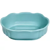 《EXCELSA》Spa陶製花苞肥皂盒(綠) | 肥皂架 香皂碟 皂盒