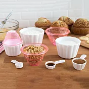 《FOX RUN》Bake造型量杯量匙9件 | 料理匙 量勺 量杓 - 紅