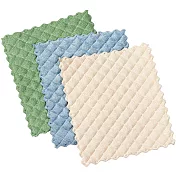 《FOXRUN》Envision菱紋抹布3入 | 廚房抹布 清潔布 擦拭布