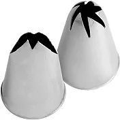 《GP&me》Dolce花嘴2件 | 擠花嘴 - 花型葉齒