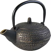 《ibili》Osaka鑄鐵濾茶壺 | 泡茶 下午茶 茶具 - 墨金400ml